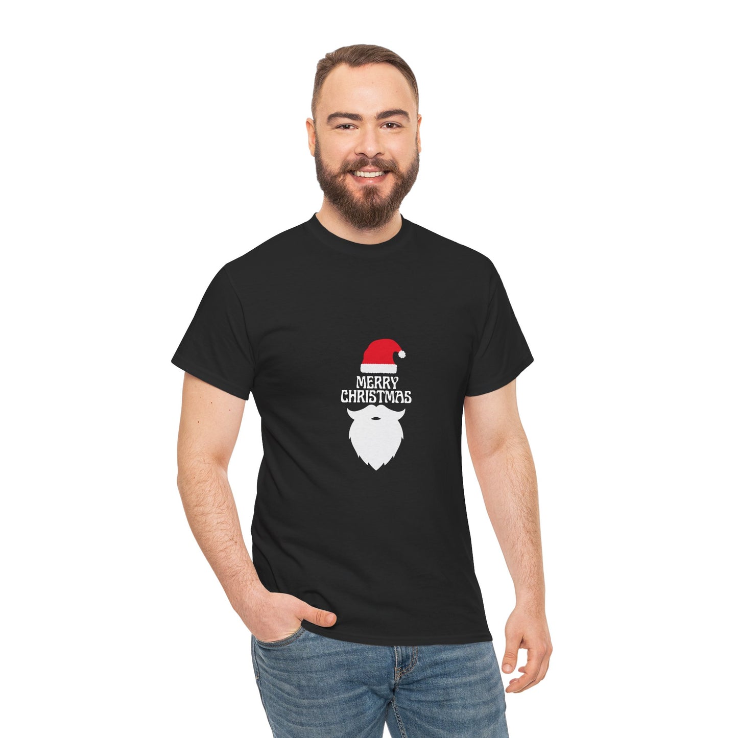 Merry Christmas Santa Beard Tee