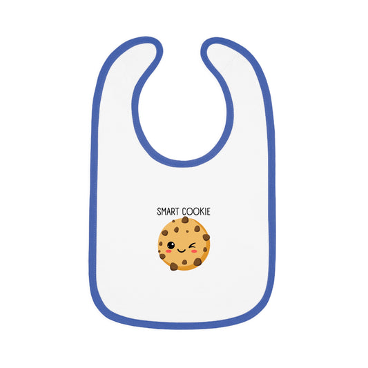 Smart Cookie Baby Contrast Trim Jersey Bib