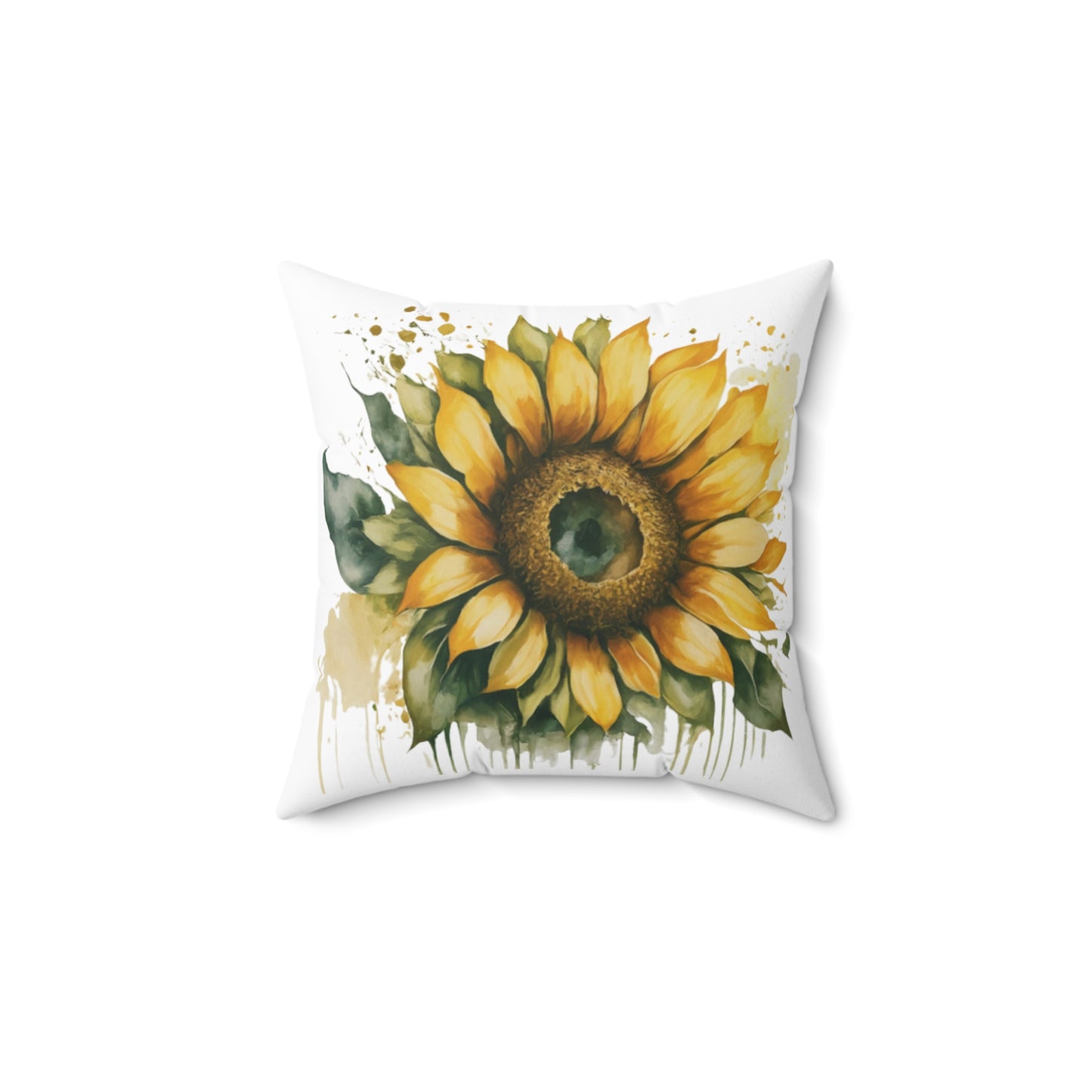 Sunflower Inspirational Pillow
