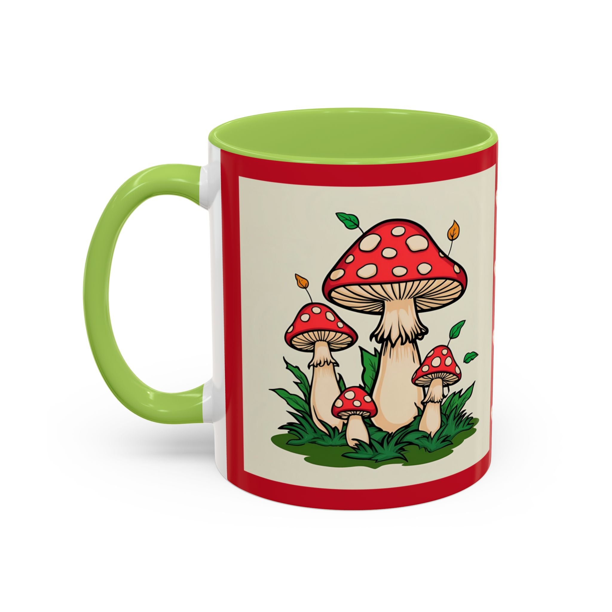 Mushroom Coffee Mug Accent Toadstool Design