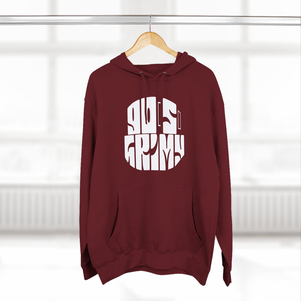 Retro 'Guilty As Charged' Graphic Hoodie — Vintage Circle Logo Pullover
