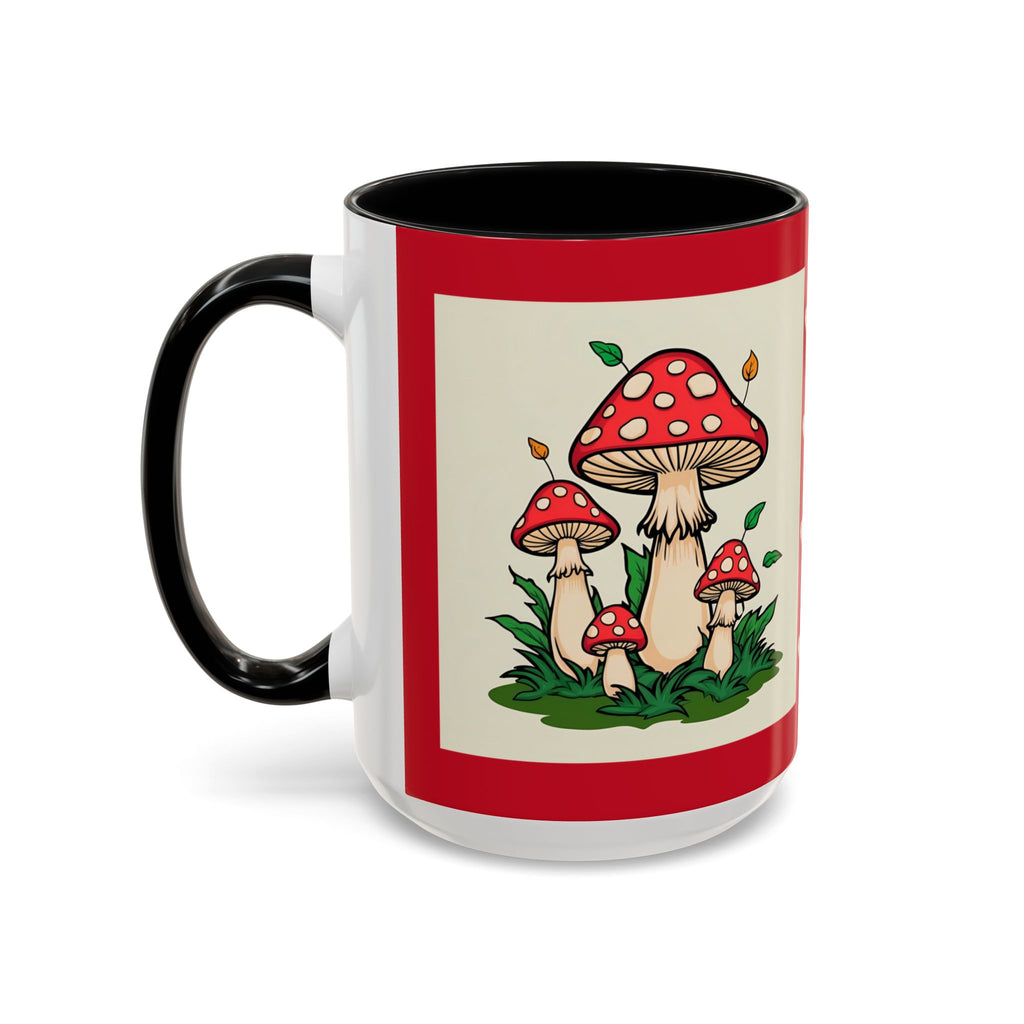 Mushroom Coffee Mug Accent Toadstool Design
