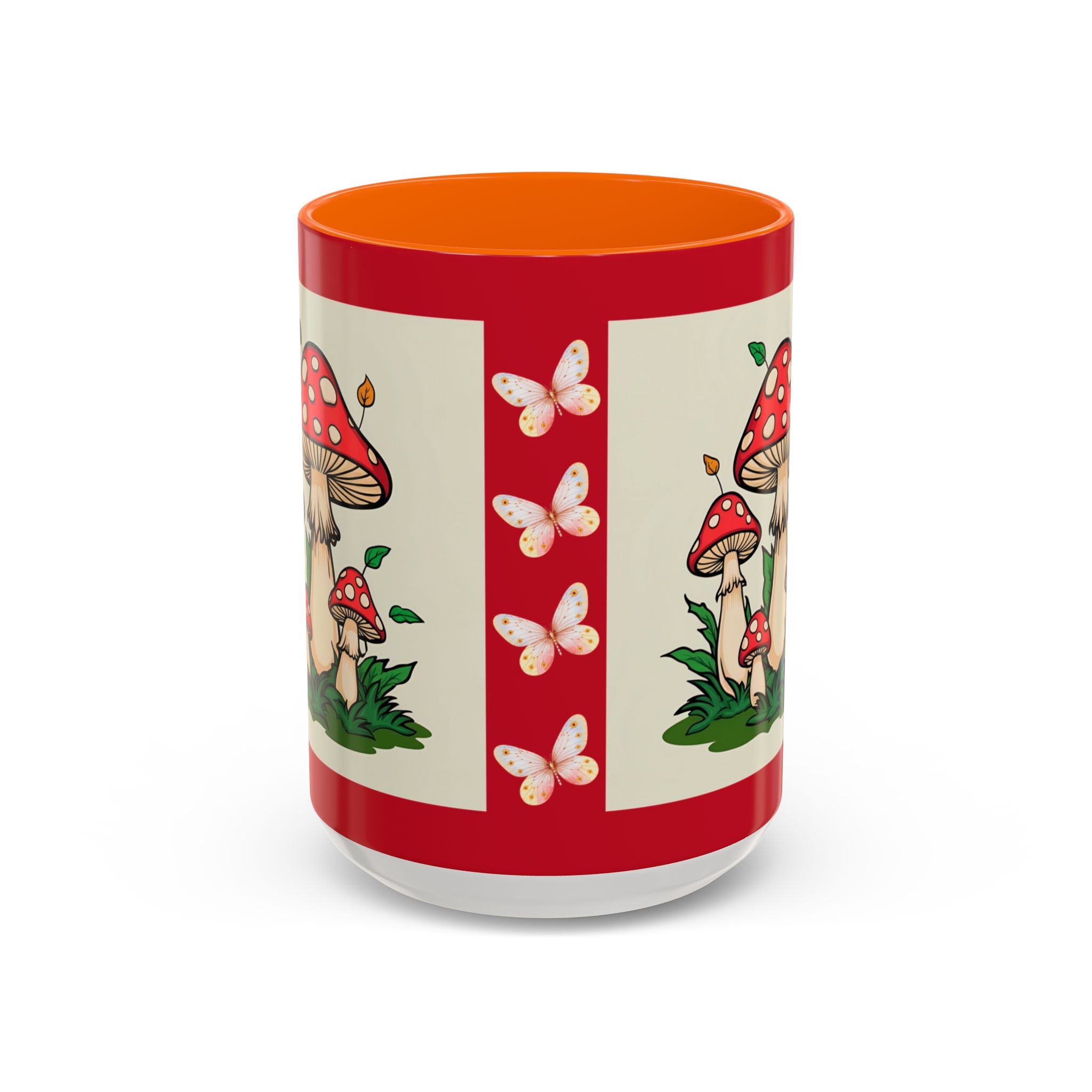 Mushroom Coffee Mug Accent Toadstool Design
