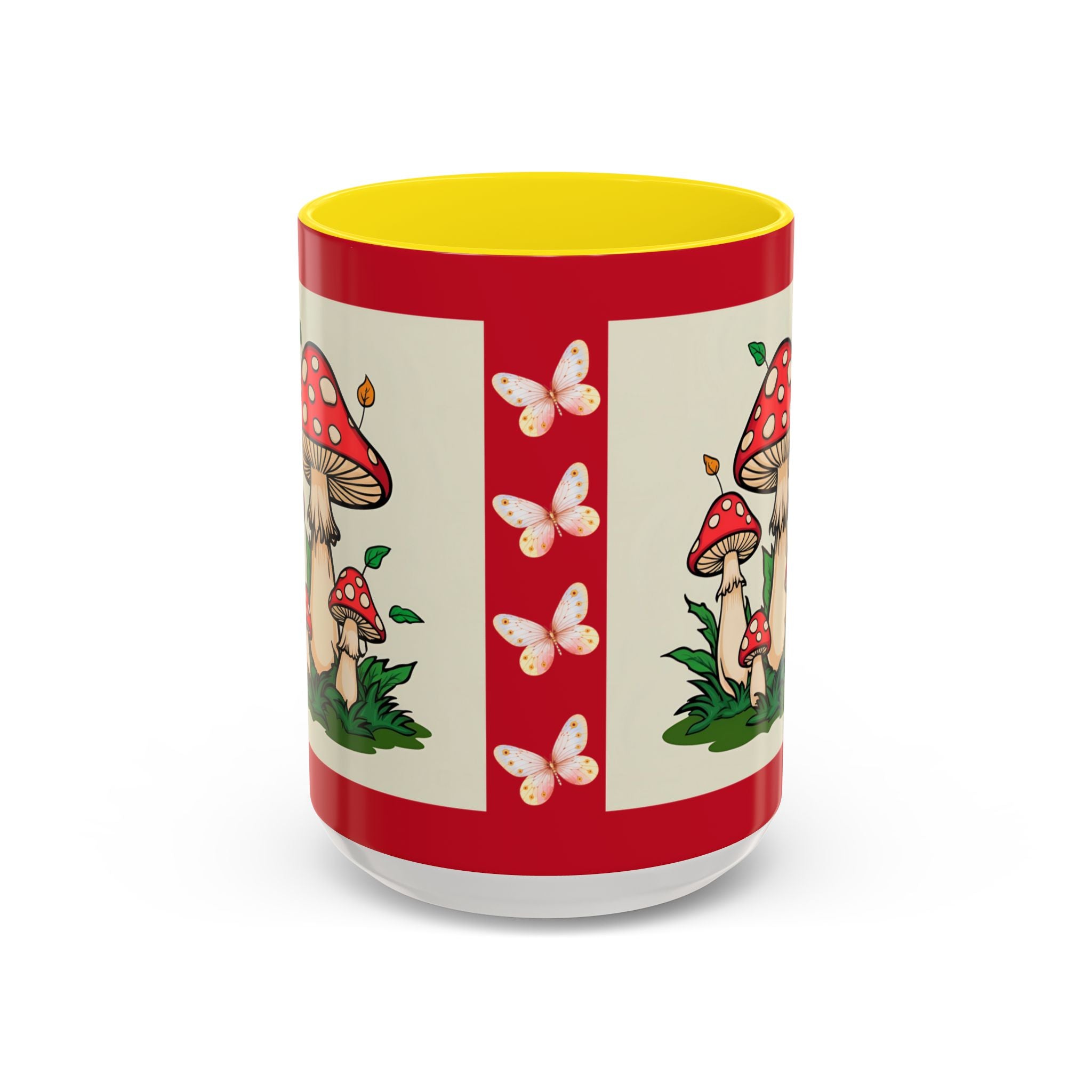 Mushroom Coffee Mug Accent Toadstool Design