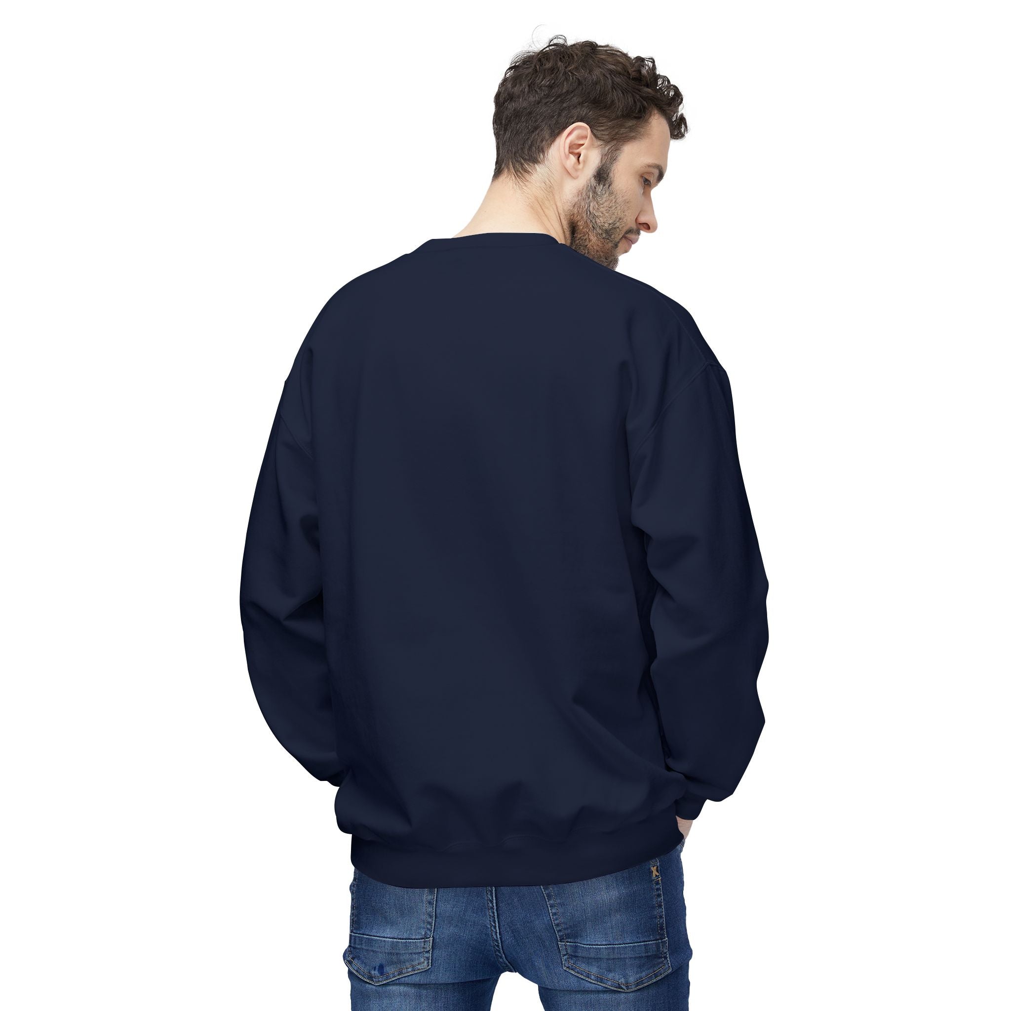 90s Grime Crewneck Sweatshirt — Retro Distorted Logo Pullover