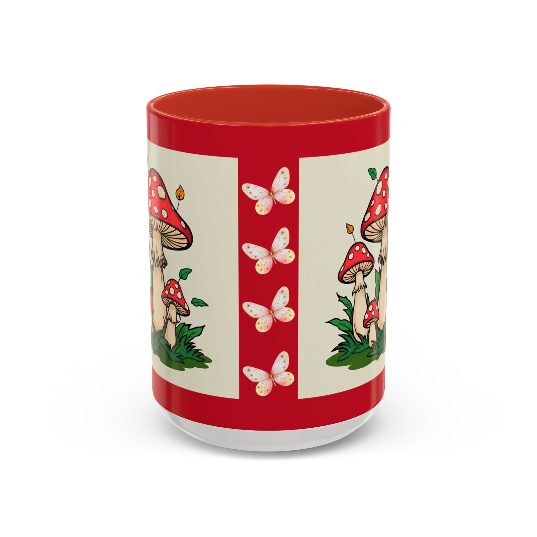 Mushroom Coffee Mug Accent Toadstool Design