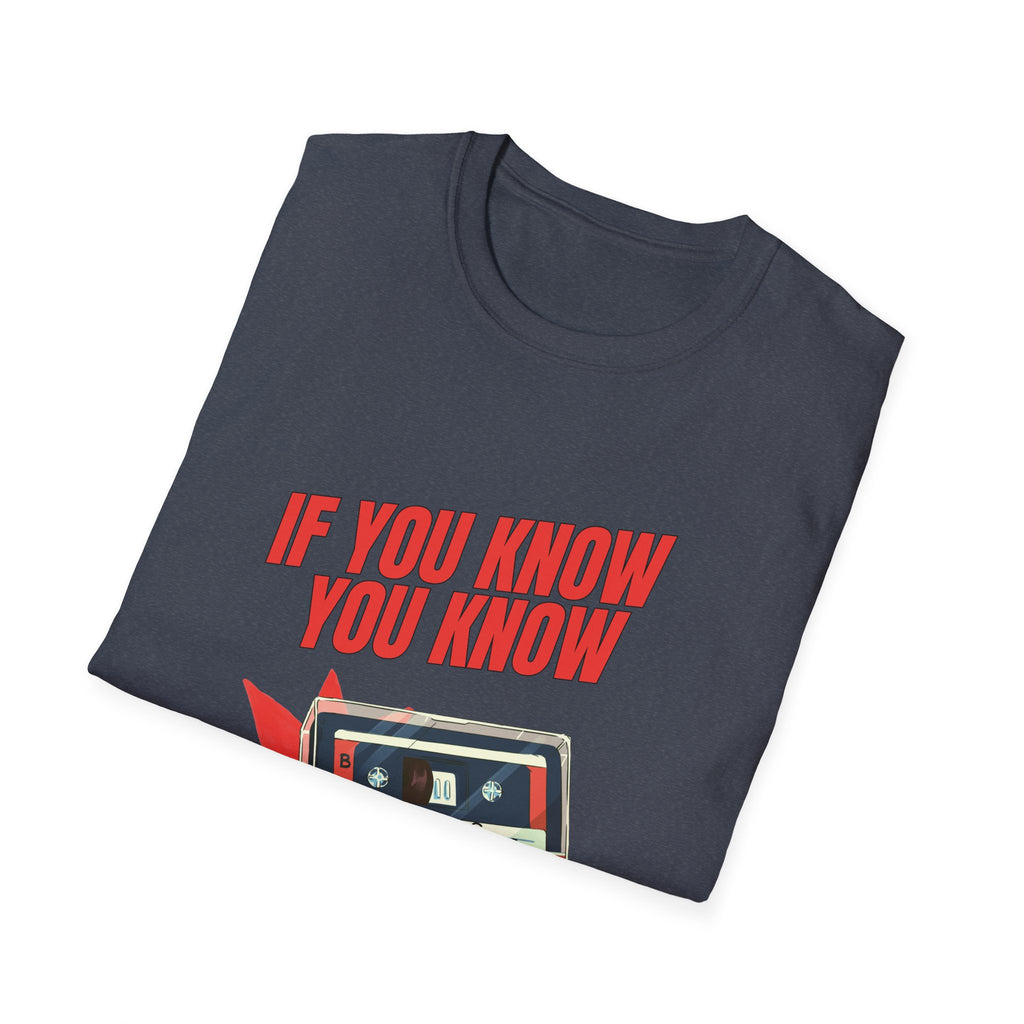 Vintage Cassette Unisex T-Shirt, Retro Music Lover Tee, Perfect for Gifts, Casual Wear, Nostalgic Style