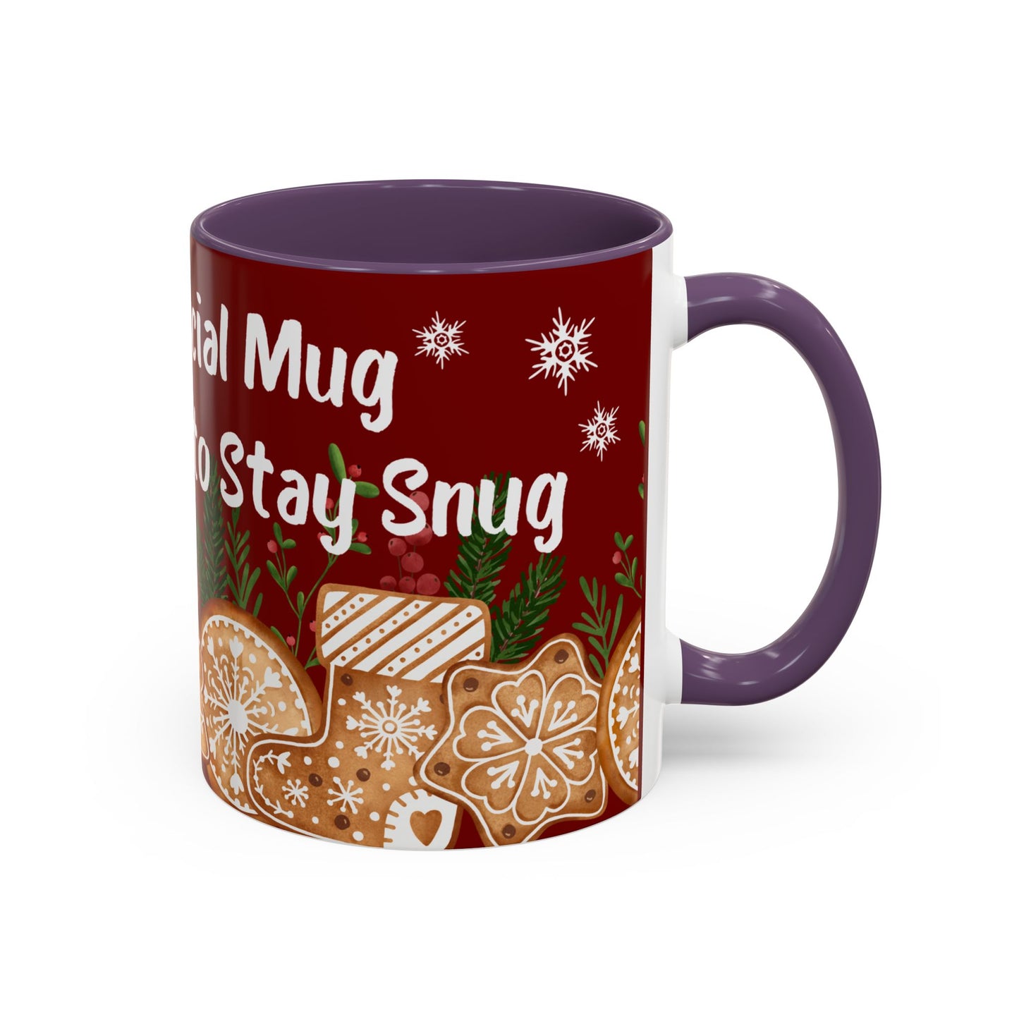 Christmas Gingerbread Coffee Mug – "Special Mug & Hot Chocolate to Stay Snug"