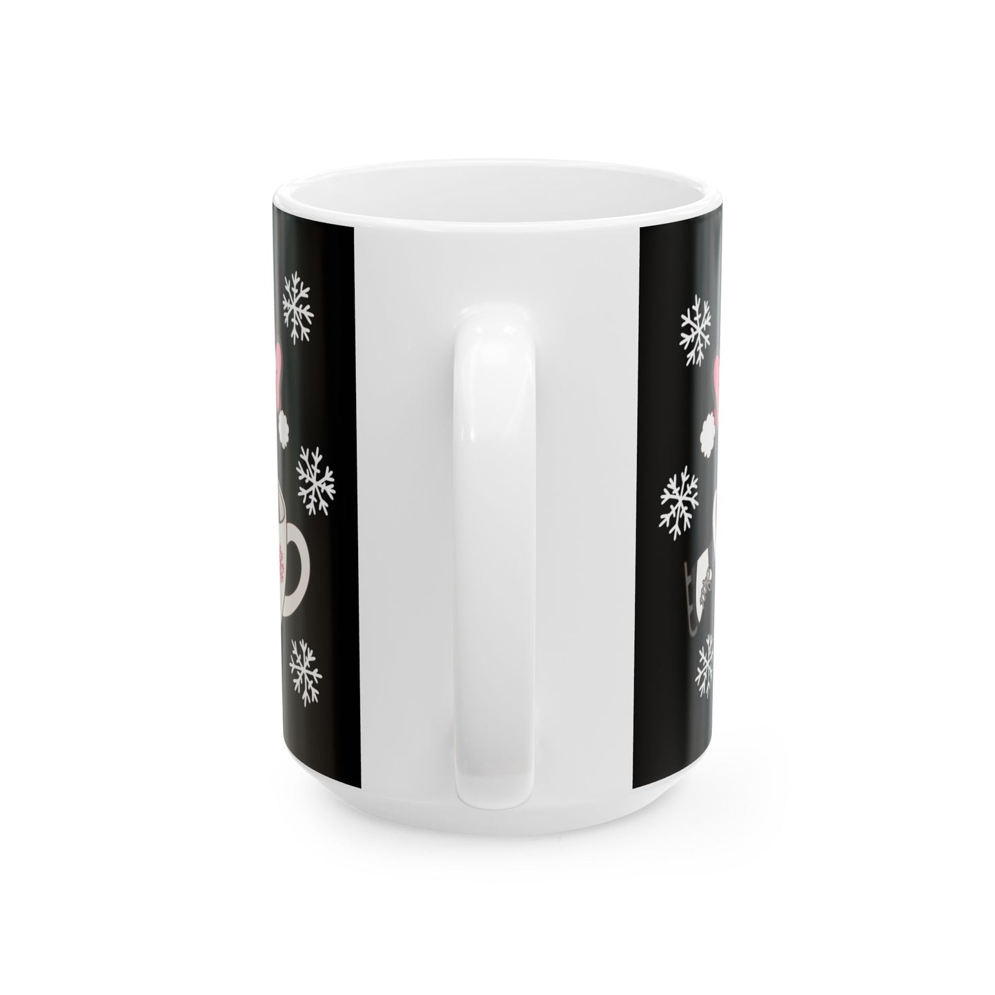 French Bulldog Christmas Wreath Mug | Merry Christmas Ceramic Mug