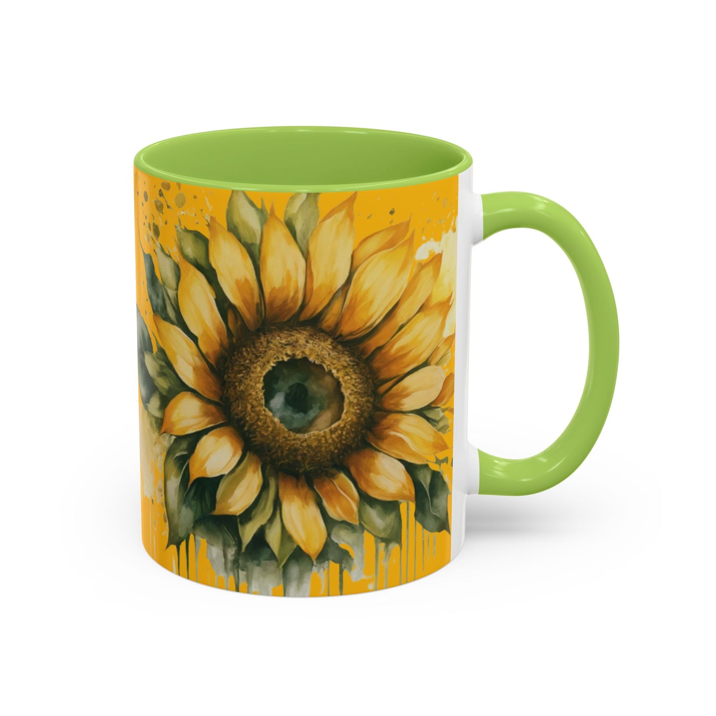Sunflower Accent Coffee Mug (11, 15oz)