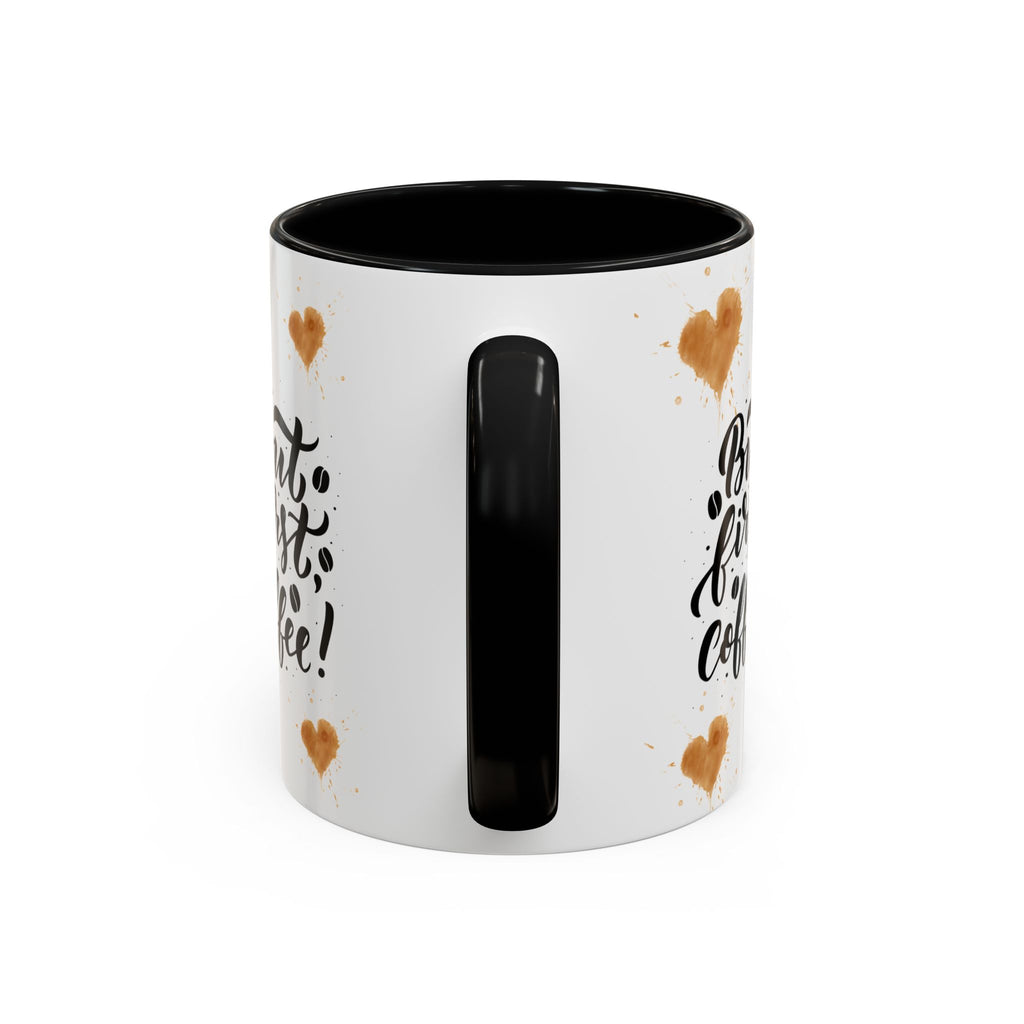 Grumpy Baby Bison But First Coffee mug | Accent Coffee Mug 11oz/15oz