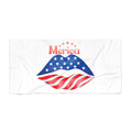 Beach Towel with Stars, Stripes, Merica Pride: Gear Up for Your Fourth of July Celebration!