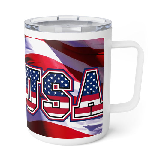 Show Your Patriotism on the Go! Insulated Coffee Mug, 10oz