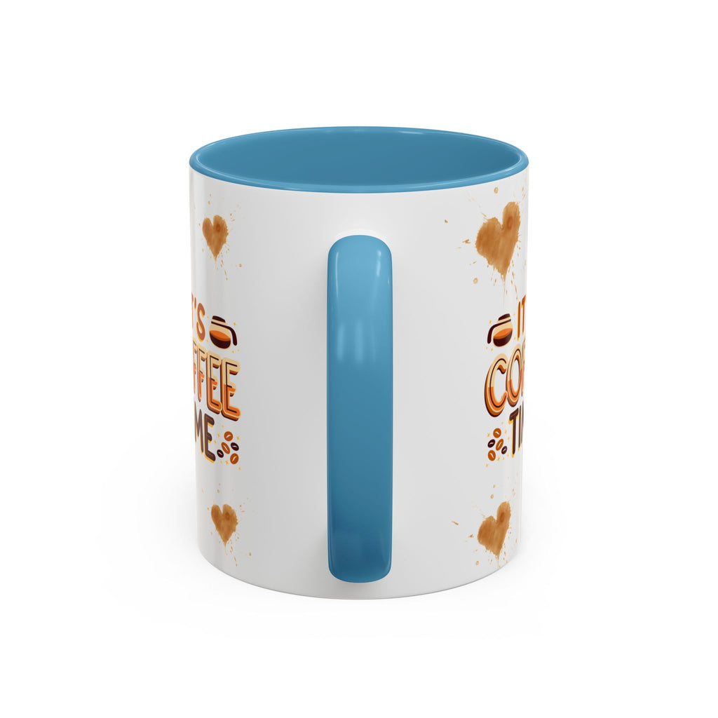 Cute Highland Cow It's Coffee Time Mug | Accent Coffee Mug