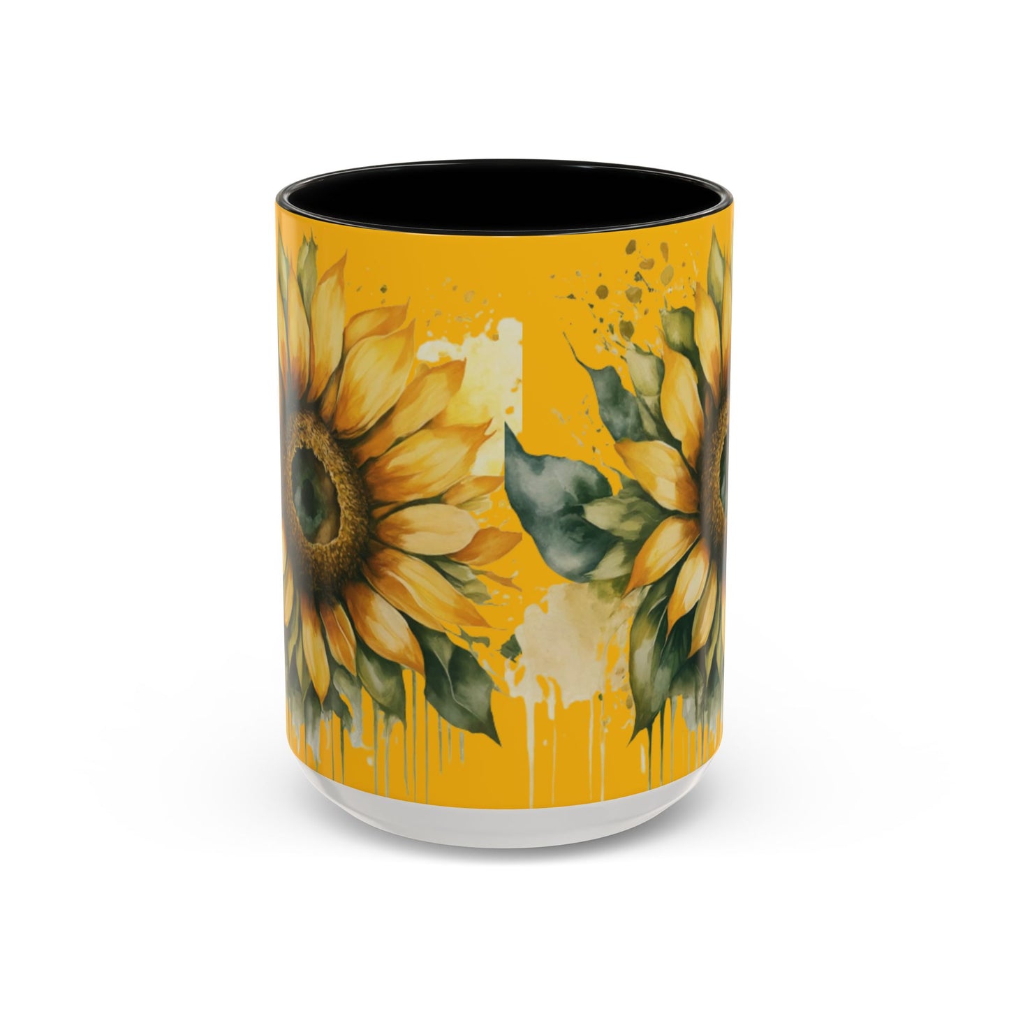 Sunflower Accent Coffee Mug (11, 15oz)