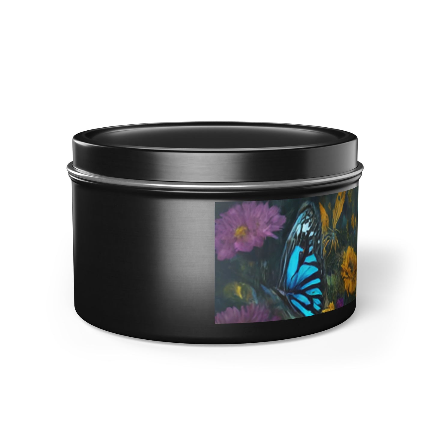 Beautiful Sunflower Design Tin Candles