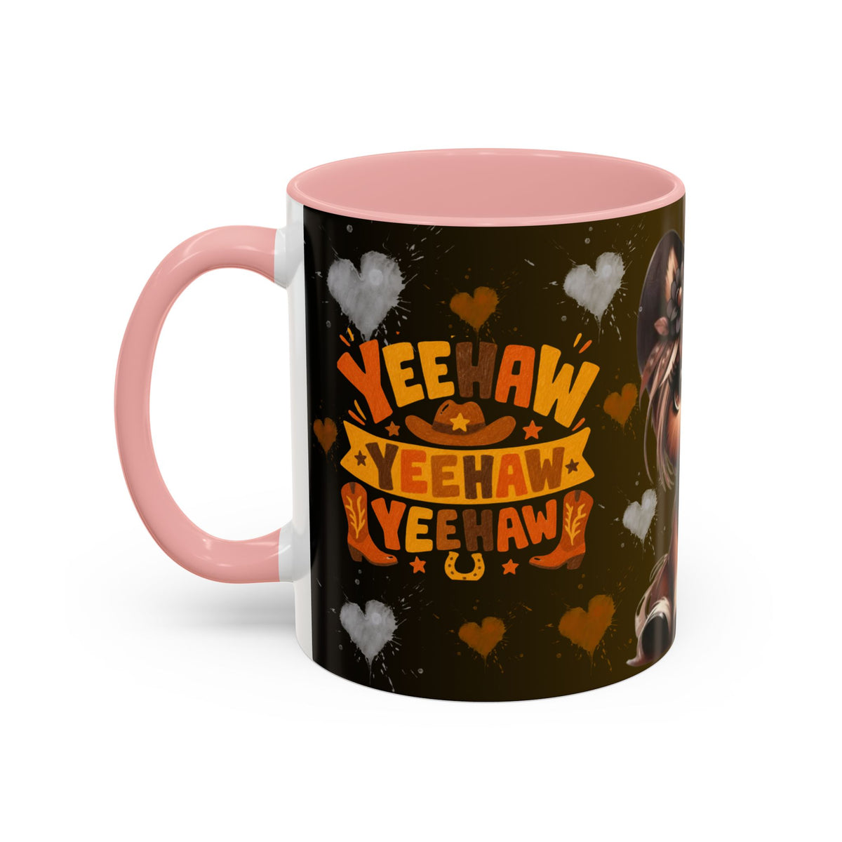 Cowgirl Pony Mug | Accent Coffee Mug 11oz 15oz, Western Cute Horse Design