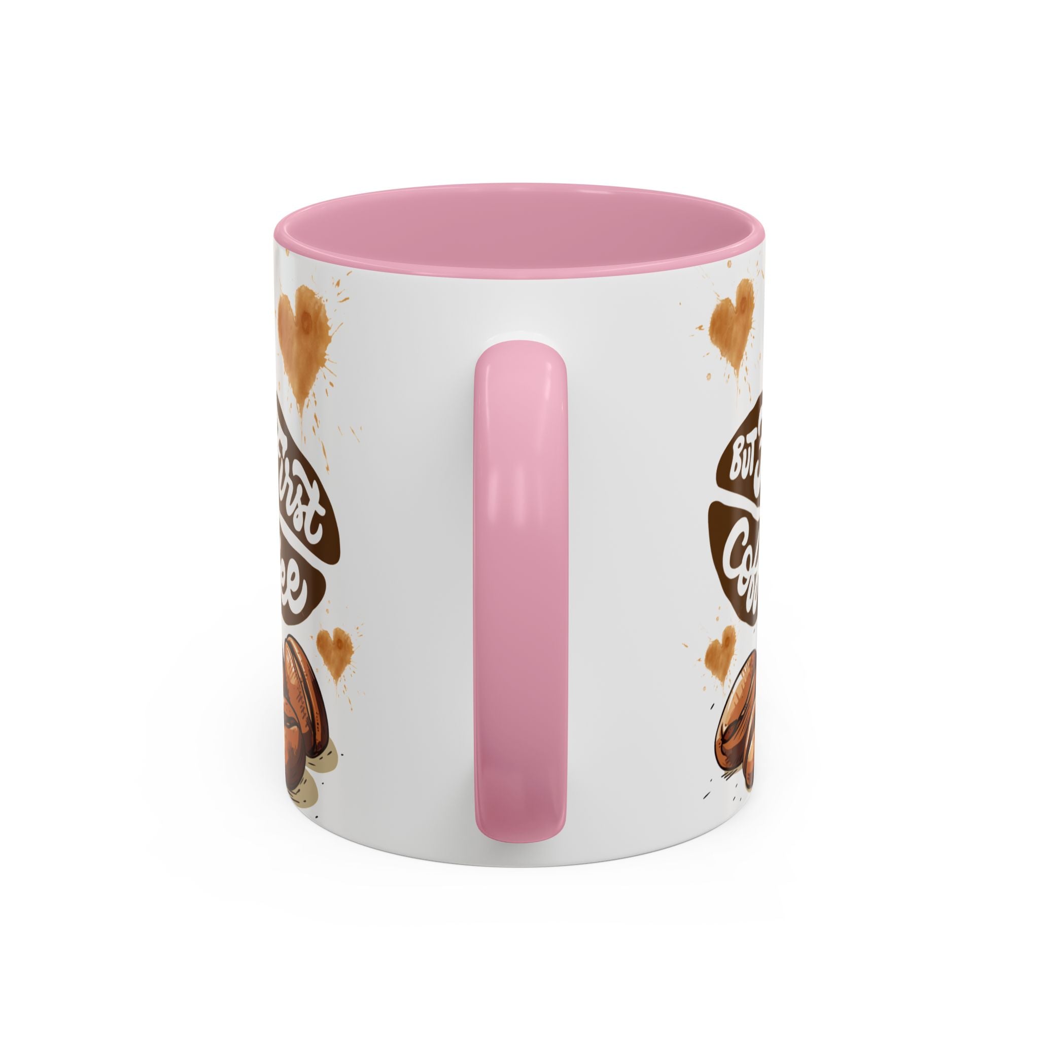 Cute Highland Cow Coffee Mug — "But First Coffee" Colorful Ceramic Mug (11oz/15oz)