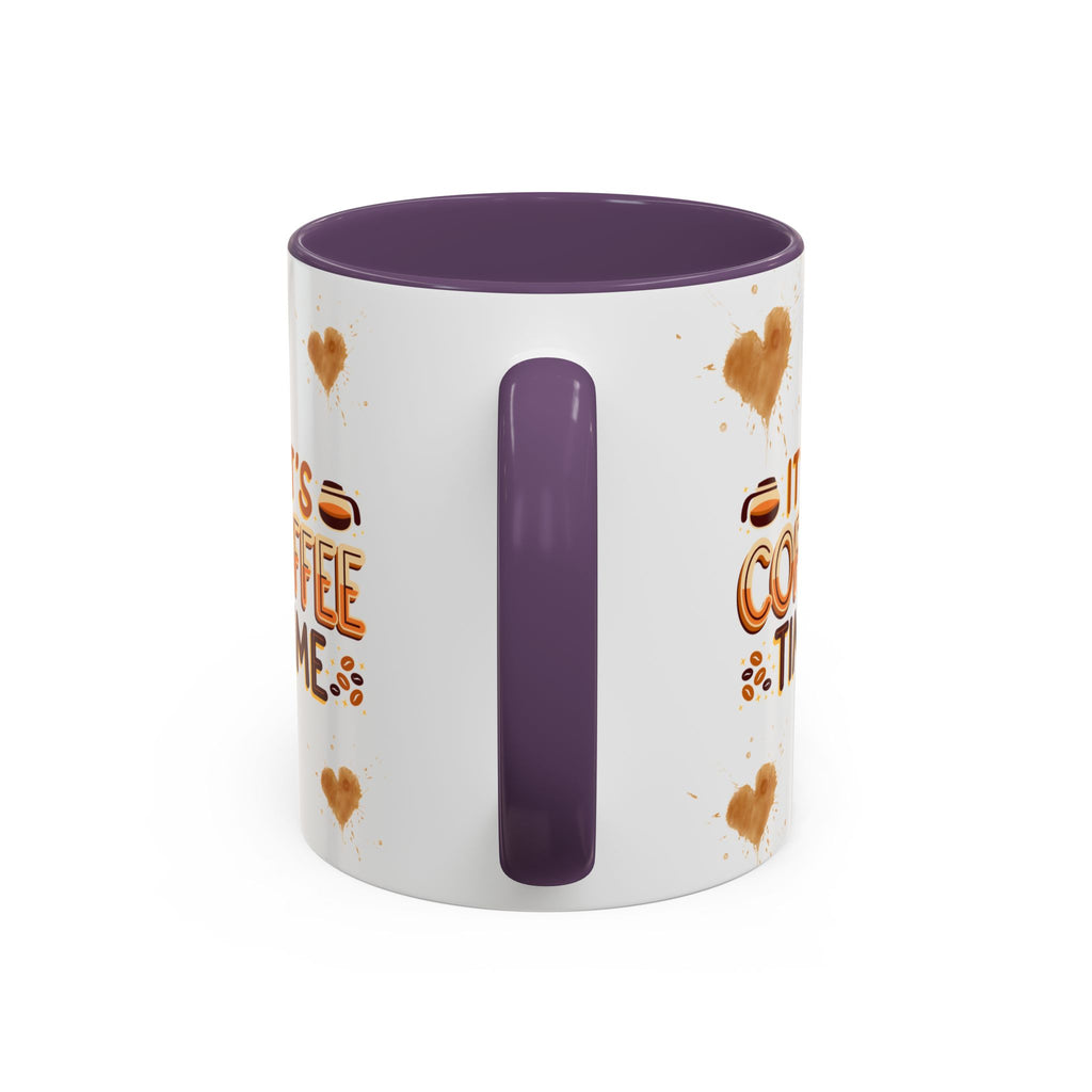 Cute Highland Cow It's Coffee Time Mug | Accent Coffee Mug