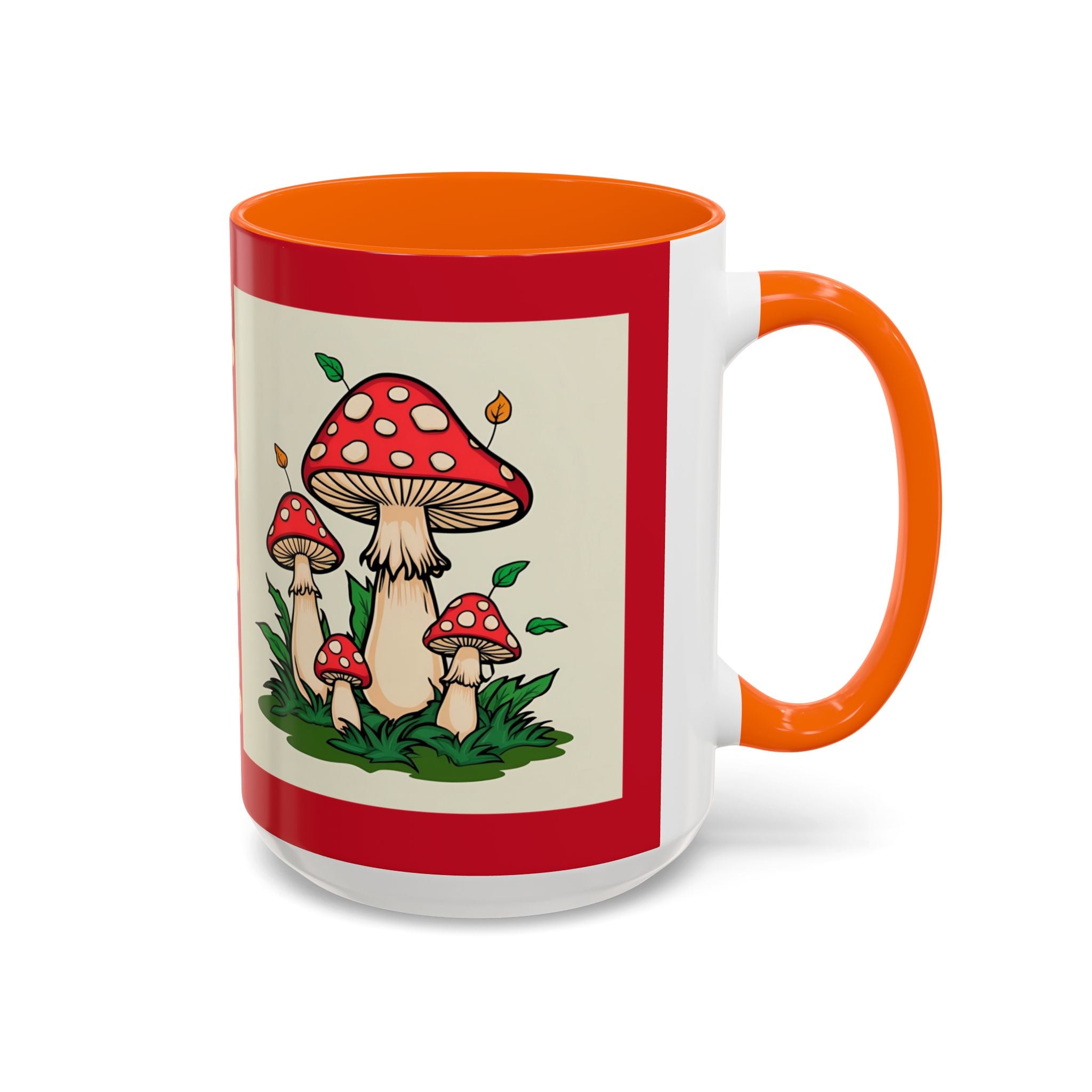 Mushroom Coffee Mug Accent Toadstool Design