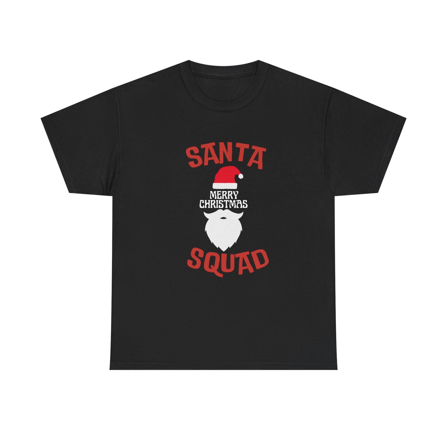 Santa Squad T‑Shirt — Merry Christmas Santa Beard Graphic Tee