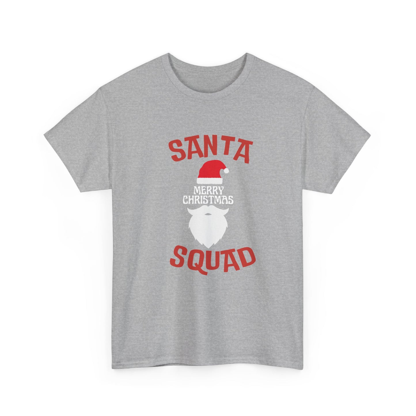 Santa Squad T‑Shirt — Merry Christmas Santa Beard Graphic Tee