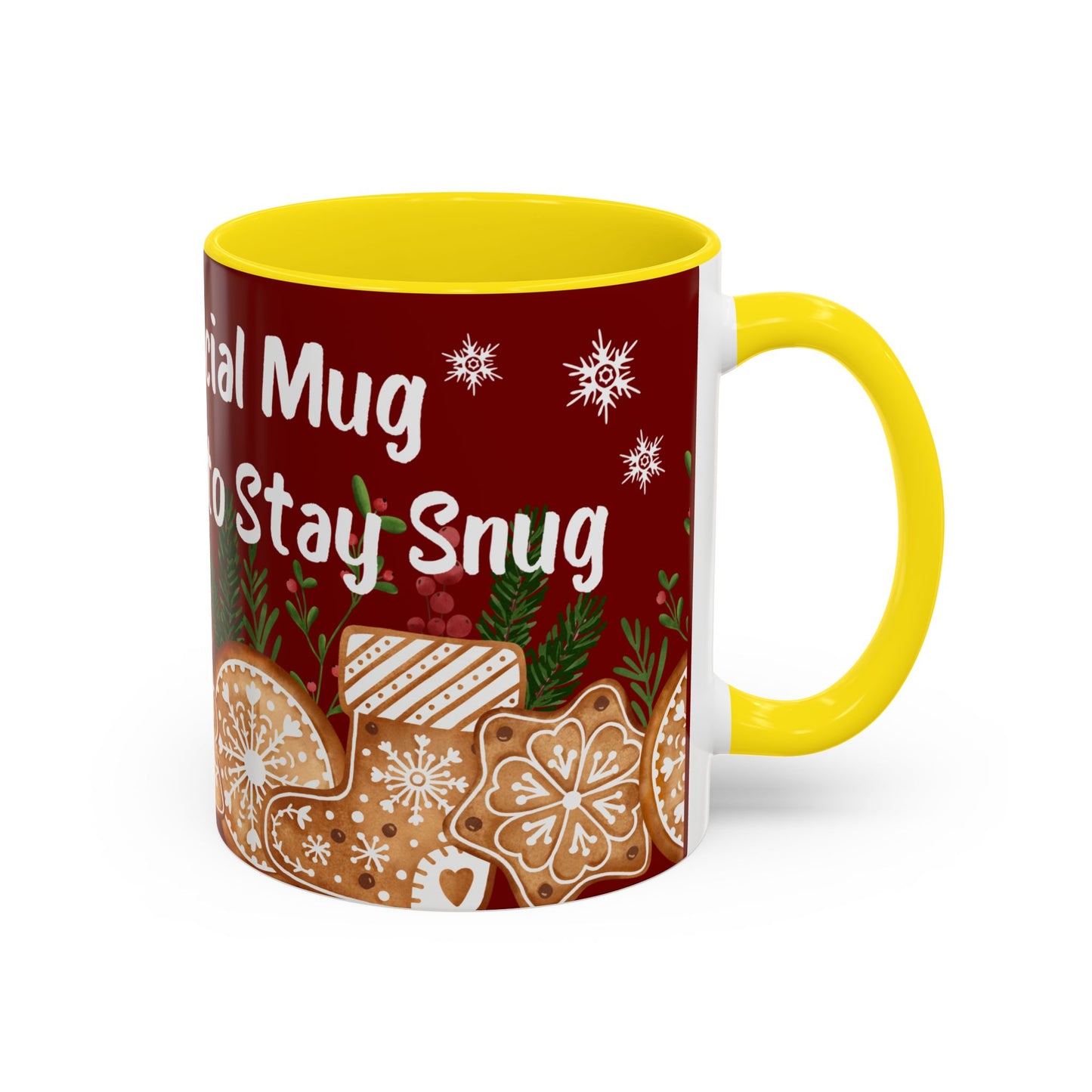 Christmas Gingerbread Coffee Mug – "Special Mug & Hot Chocolate to Stay Snug"