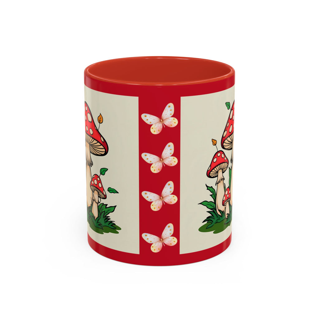 Mushroom Coffee Mug Accent Toadstool Design