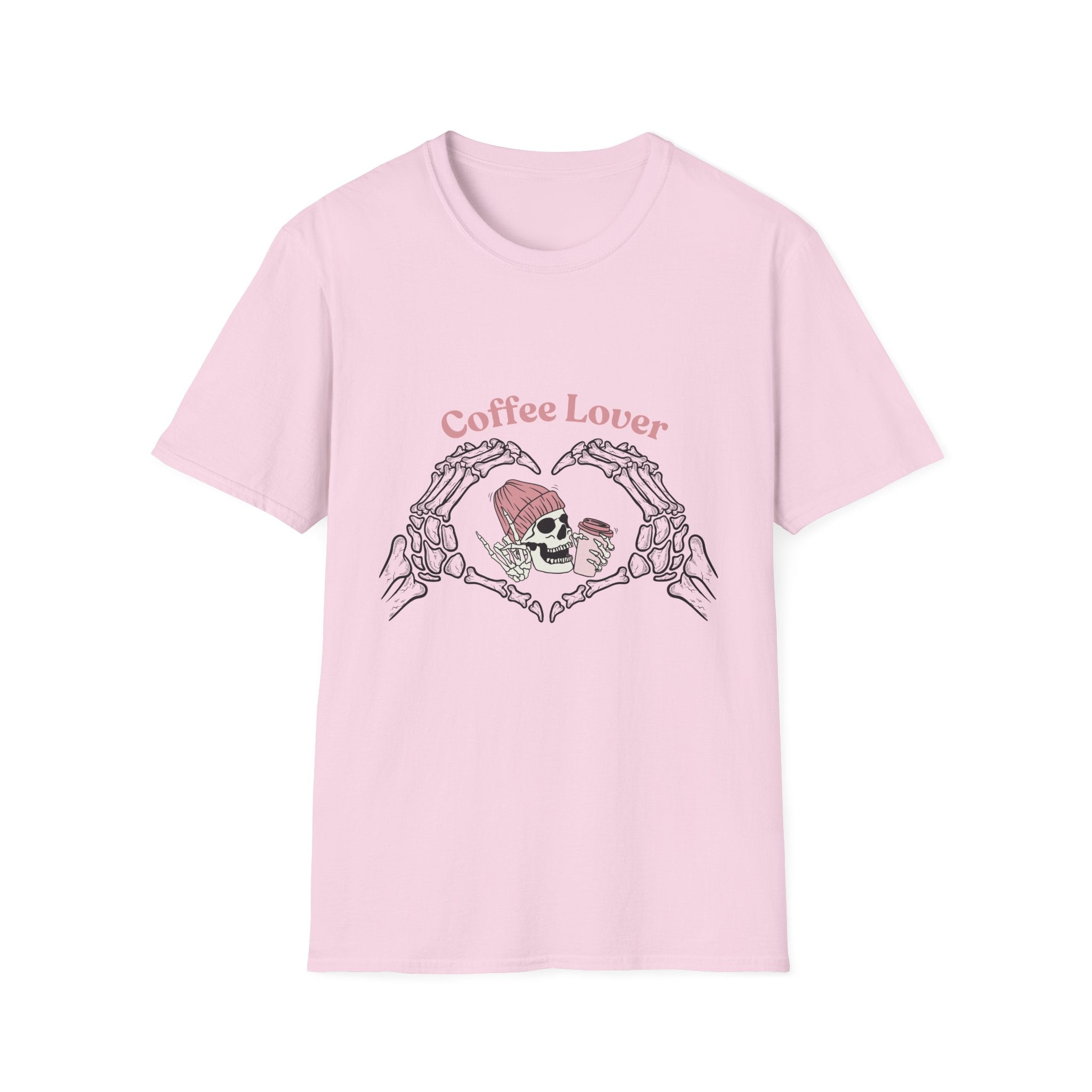 Coffee Lover Skeleton Unisex T-Shirt