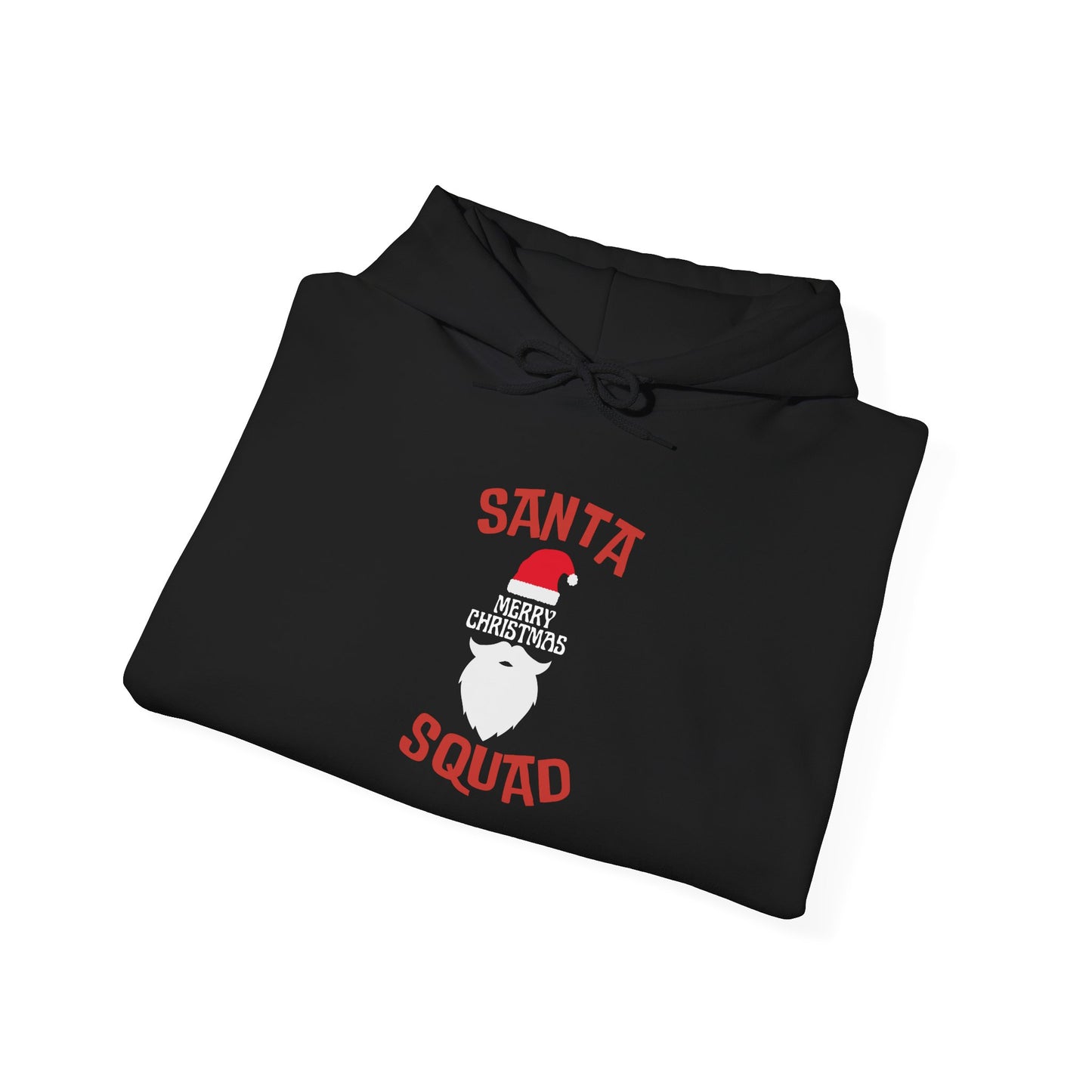 Santa Squad Hoodie – Funny Christmas Santa Beard Holiday Sweatshirt