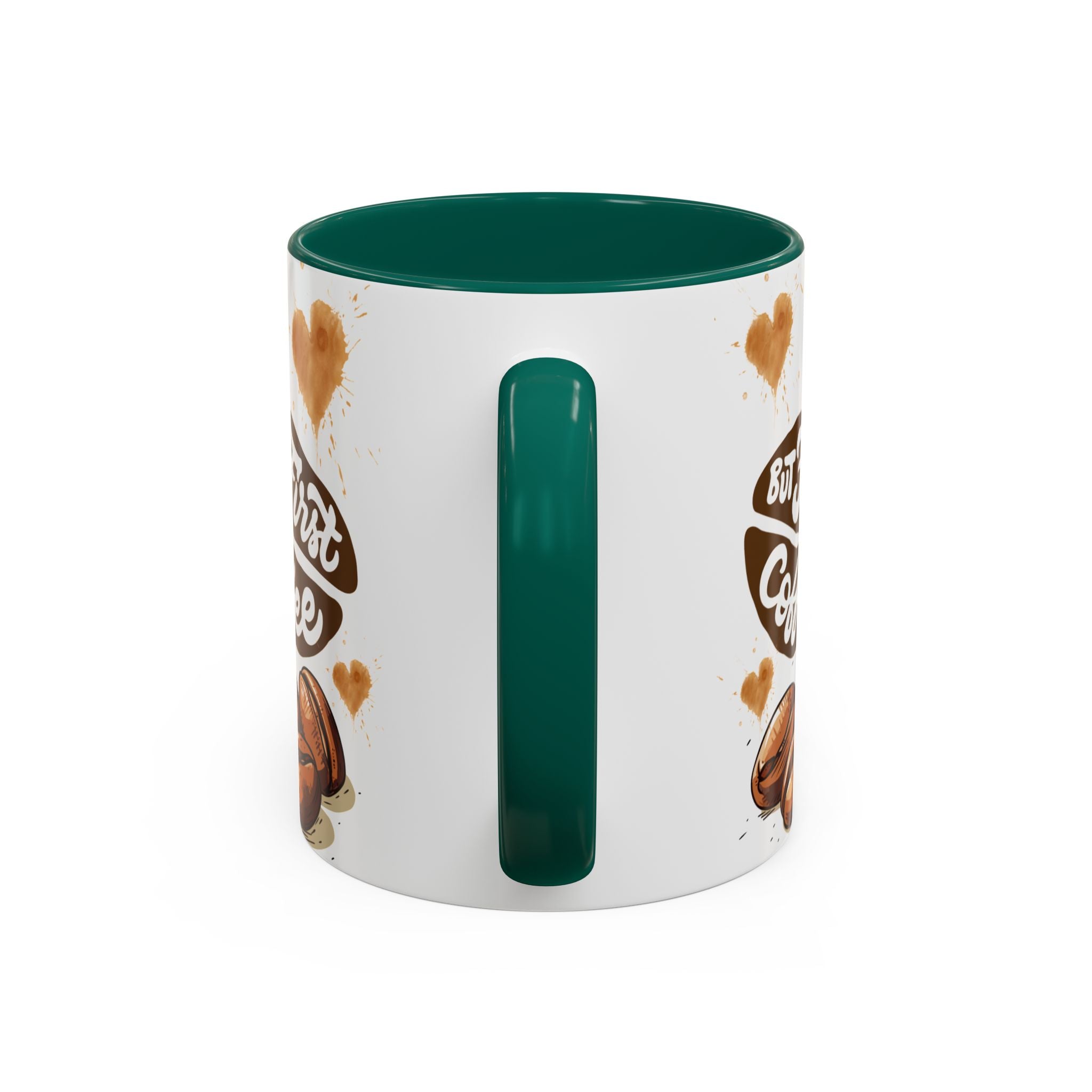 Cute Highland Cow Coffee Mug — "But First Coffee" Colorful Ceramic Mug (11oz/15oz)