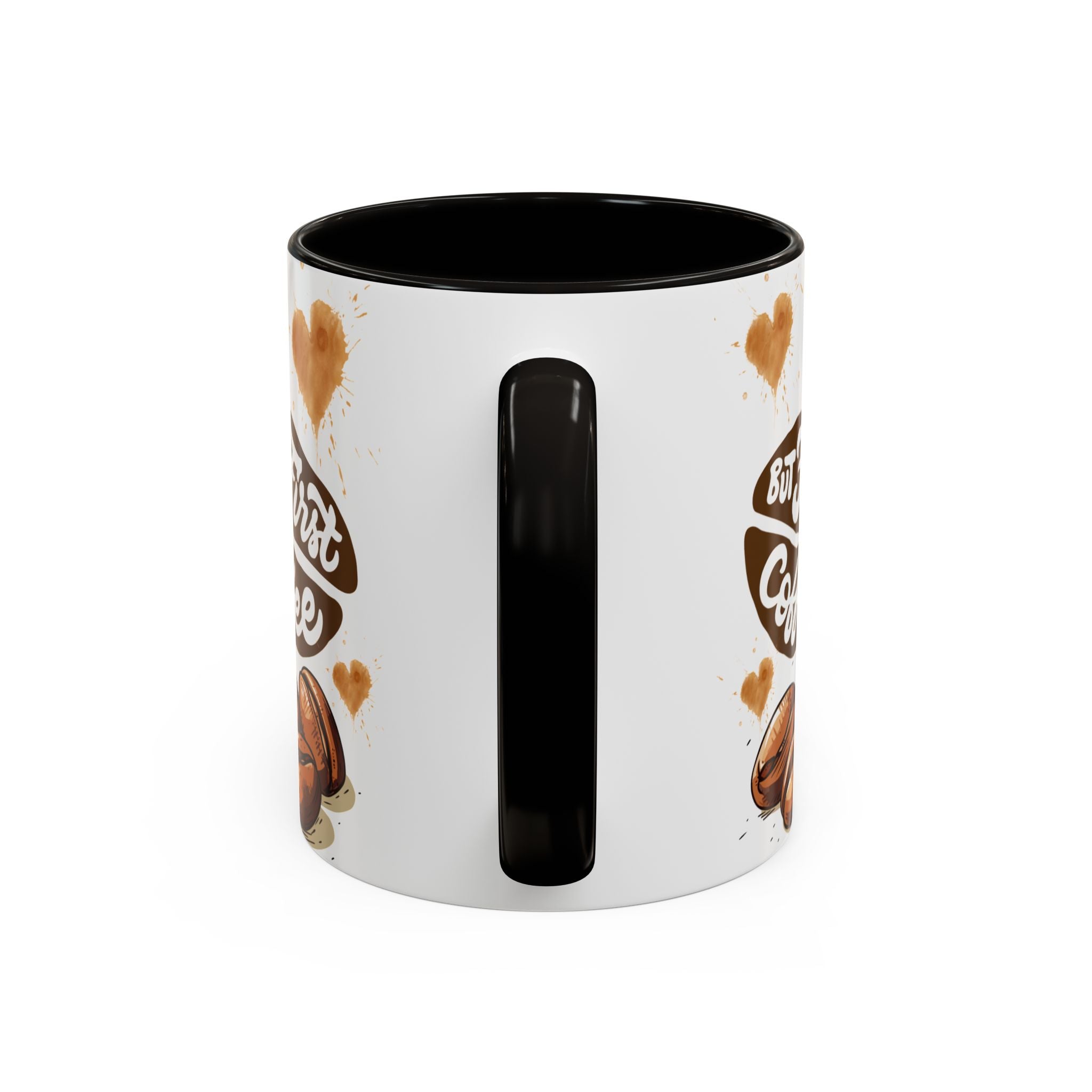 Cute Highland Cow Coffee Mug — "But First Coffee" Colorful Ceramic Mug (11oz/15oz)