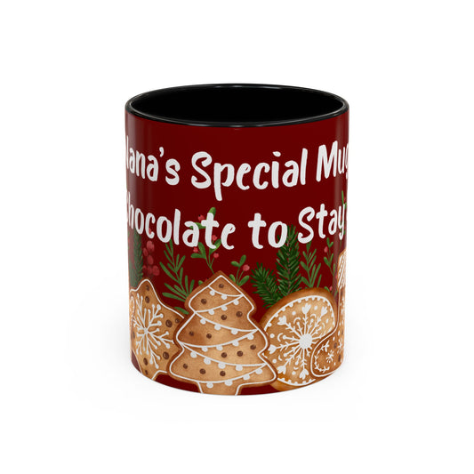 Christmas Gingerbread Coffee Mug – "Special Mug & Hot Chocolate to Stay Snug"