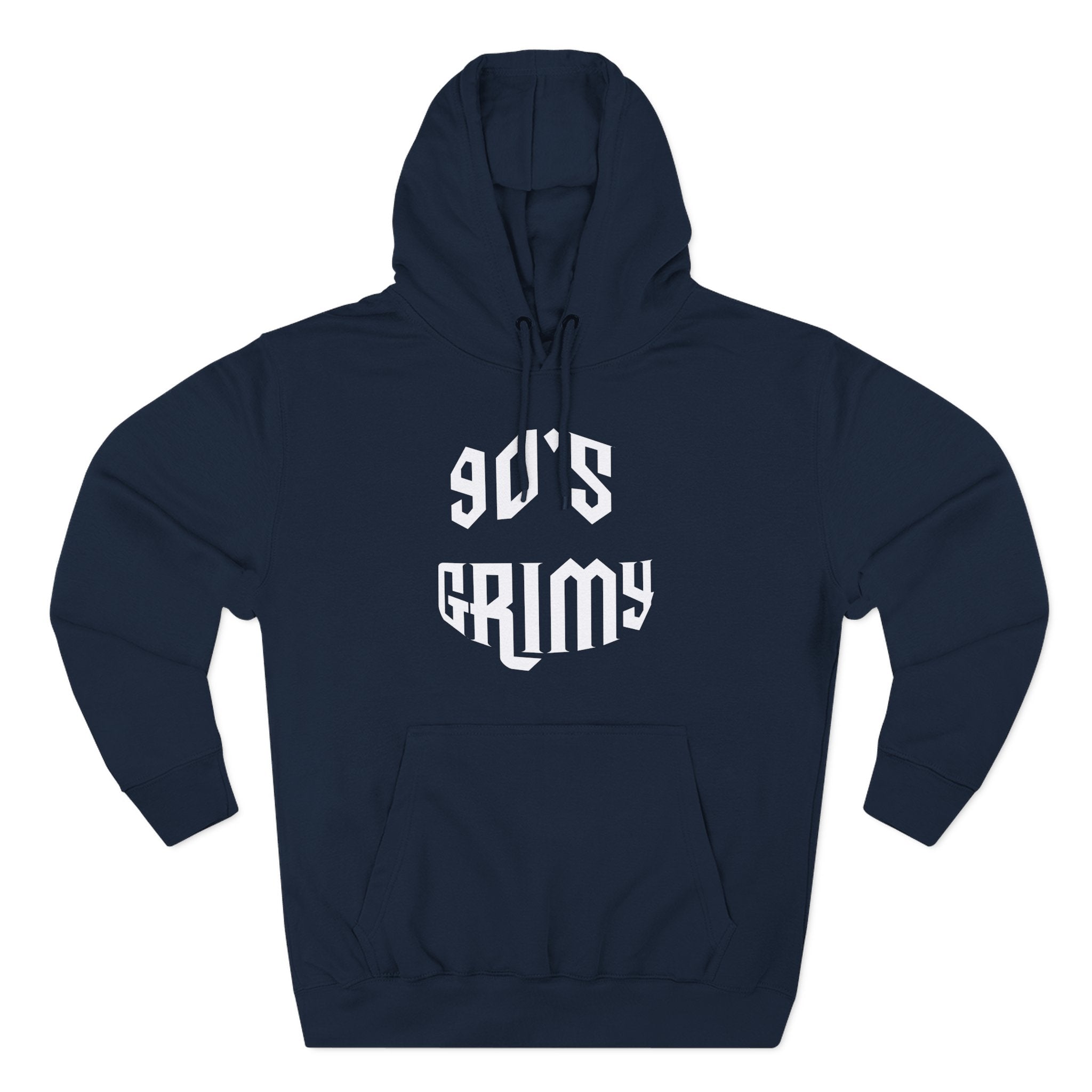 Vintage Streetwear Fleece Pullover 90's Grimy Guys Hoodie