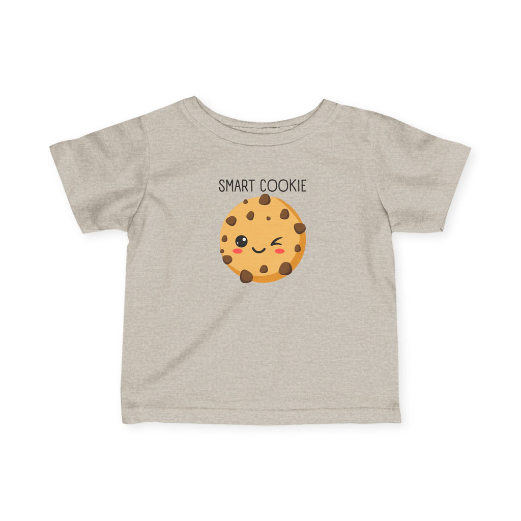 Childrens Short Sleeve Shirt Smart Cookie Infant Fine Jersey Tee