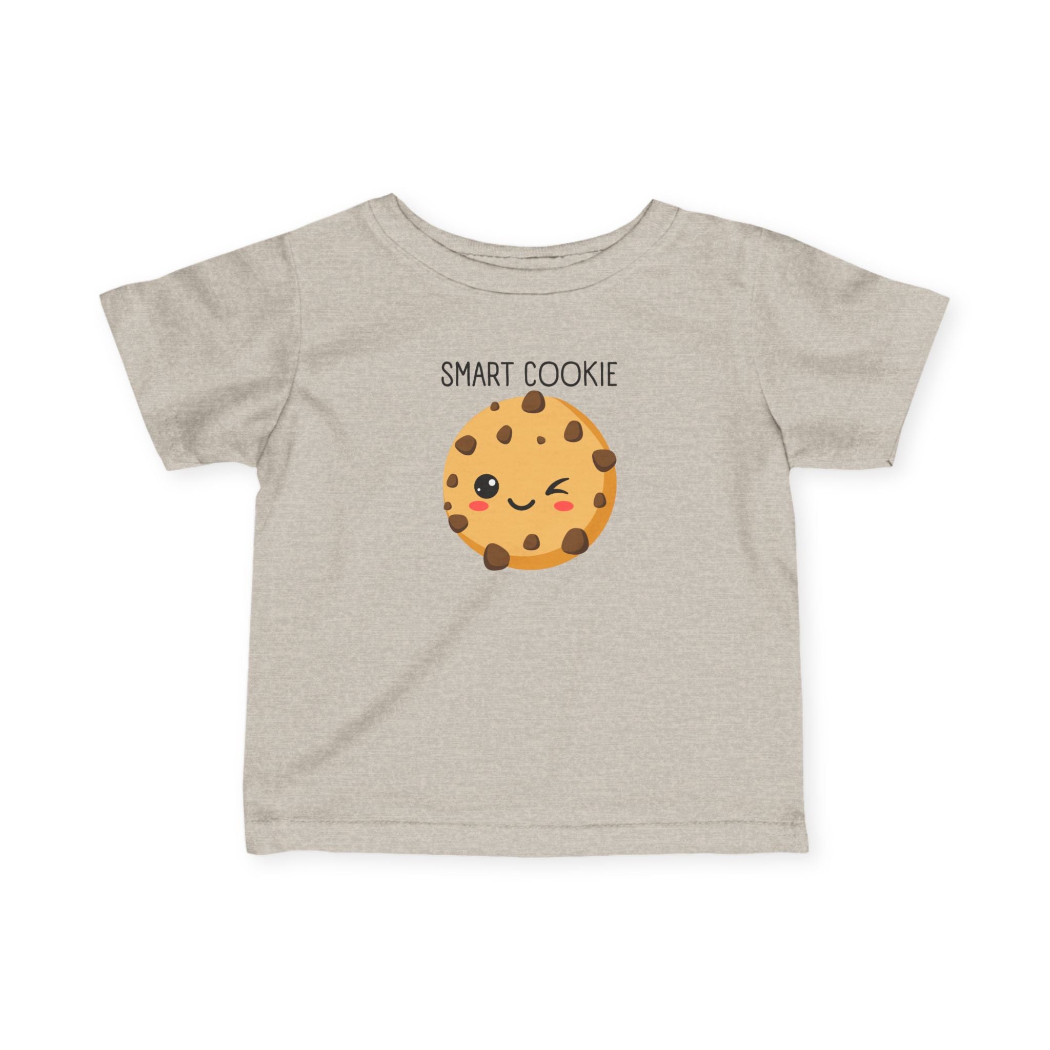 Childrens Short Sleeve Shirt Smart Cookie Infant Fine Jersey Tee
