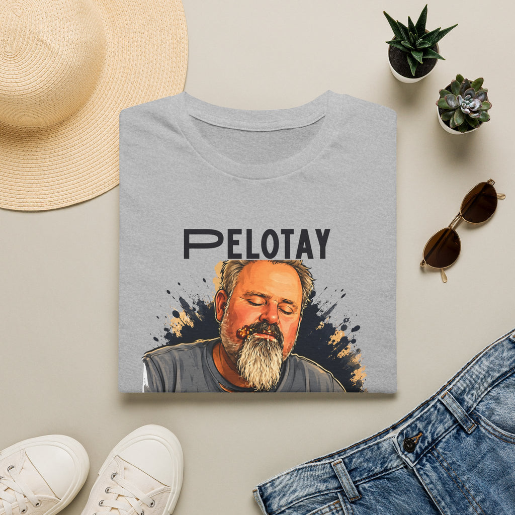 Pelotay Portrait T‑Shirt — Relaxed Bearded Man Graphic Tee