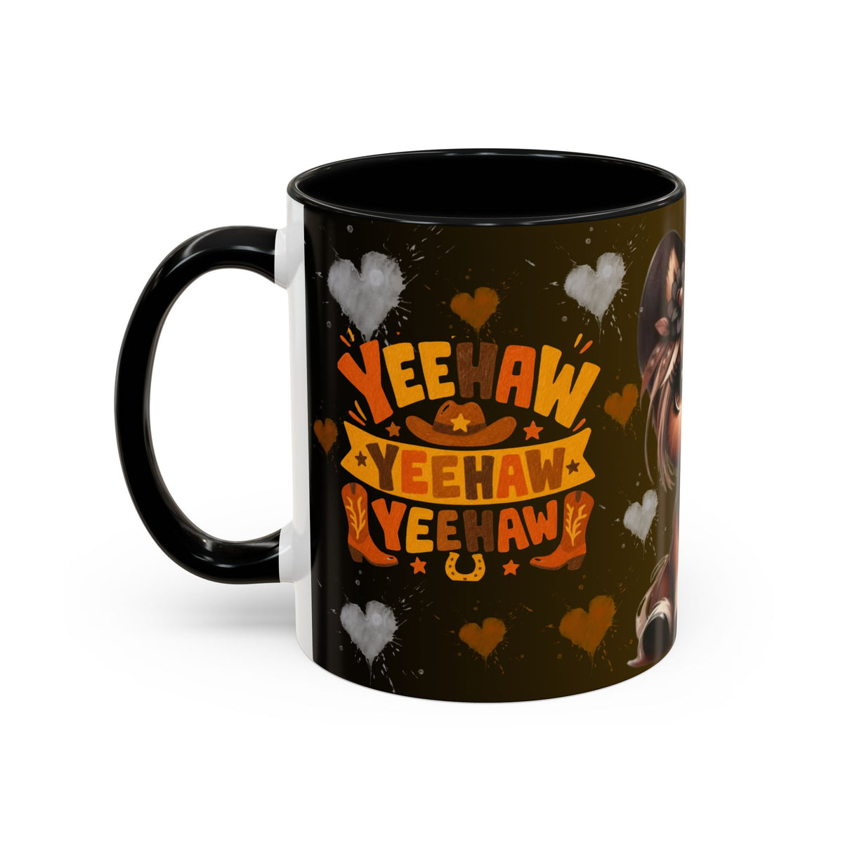Cowgirl Pony Mug | Accent Coffee Mug 11oz 15oz, Western Cute Horse Design