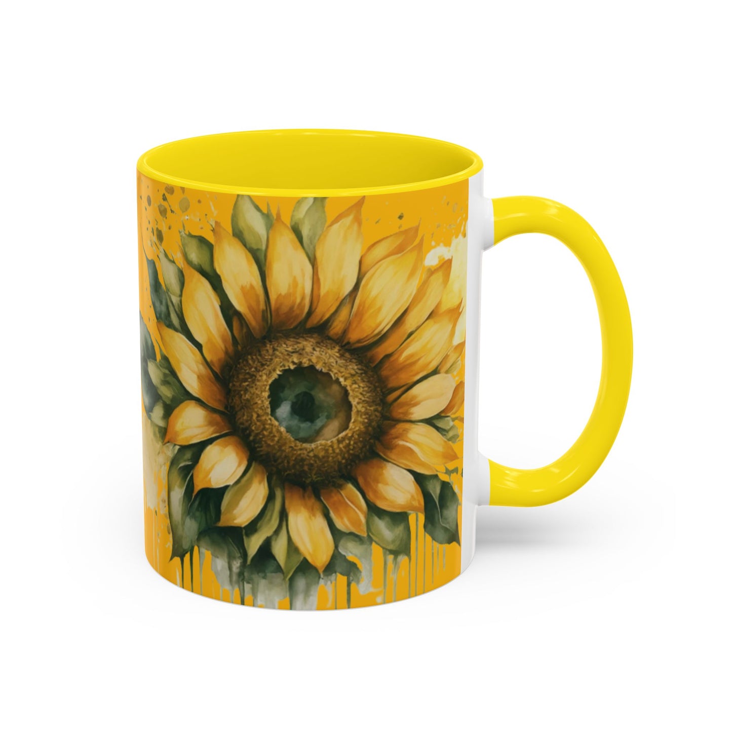 Sunflower Accent Coffee Mug (11, 15oz)