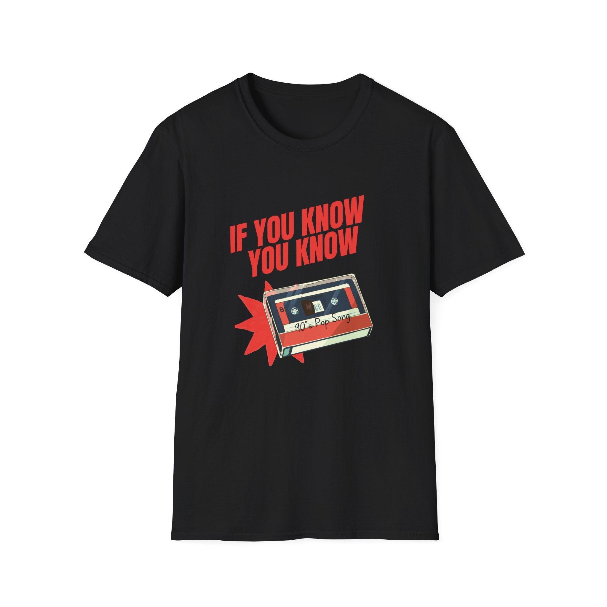 Vintage Cassette Unisex T-Shirt, Retro Music Lover Tee, Perfect for Gifts, Casual Wear, Nostalgic Style