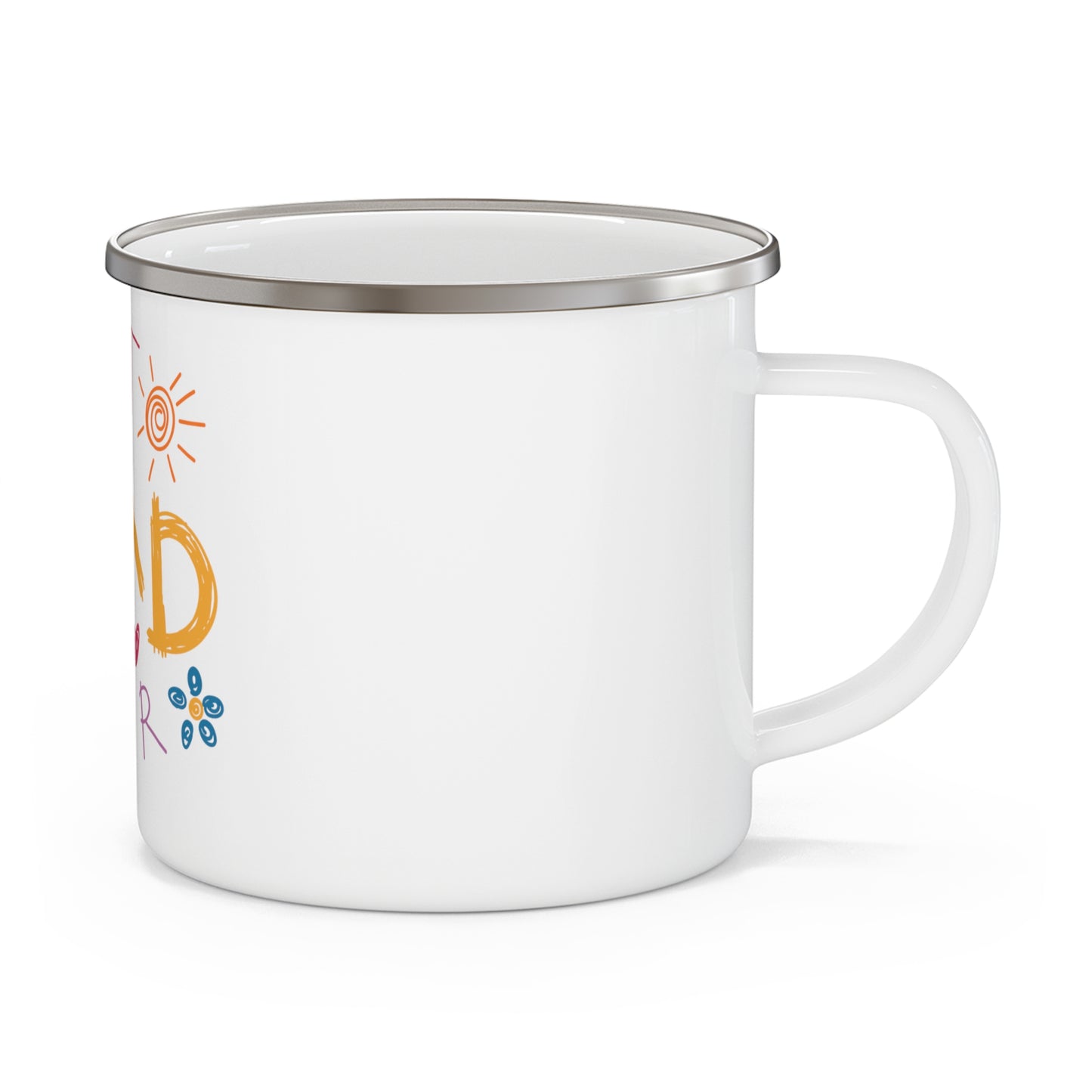 Best Dad Ever Mug:  Enamel Mug for Dad