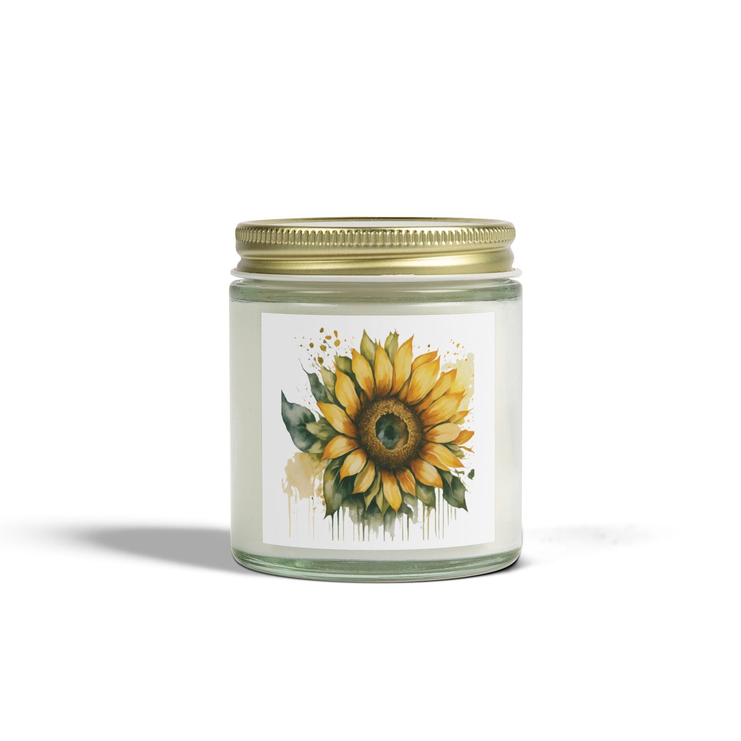 Sunflower Scented Candles - Relaxing Aromatherapy, Home Decor Gift, Coconut Apricot Wax, Perfect for Any Occasion, Eco-Friendly