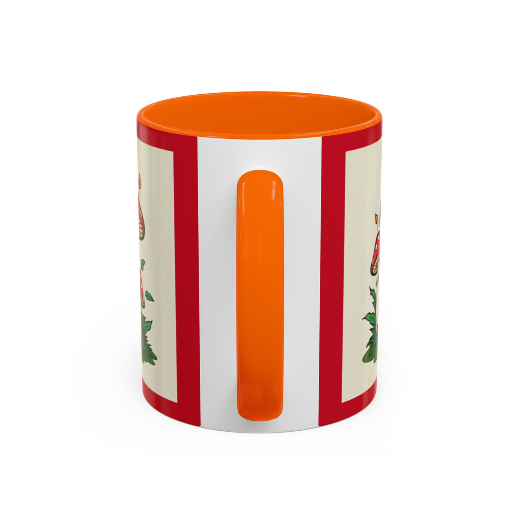 Mushroom Coffee Mug Accent Toadstool Design