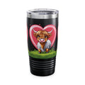 Cute Highland Cow Ringneck Tumbler - 20oz Love Design