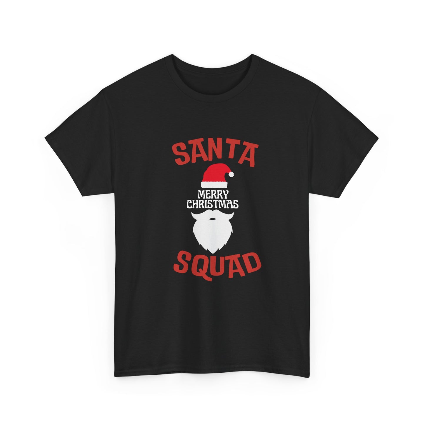 Santa Squad T‑Shirt — Merry Christmas Santa Beard Graphic Tee