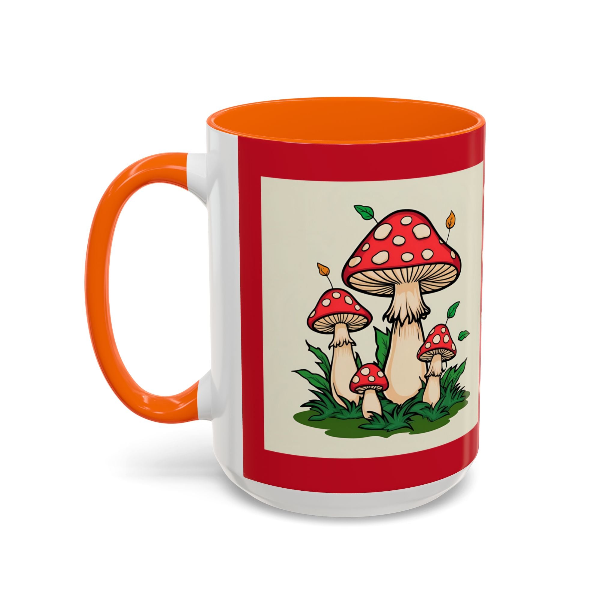 Mushroom Coffee Mug Accent Toadstool Design
