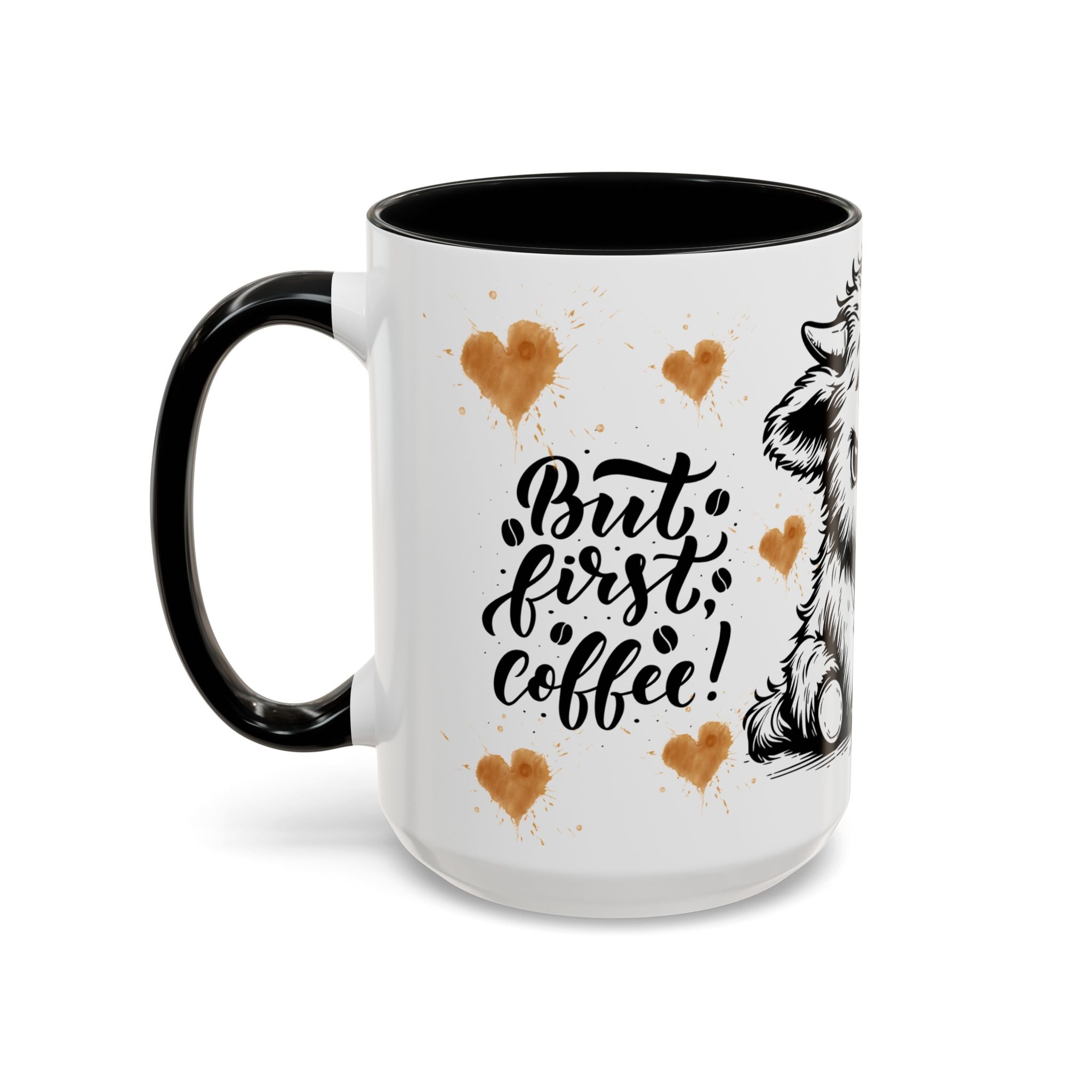 Grumpy Baby Bison But First Coffee mug | Accent Coffee Mug 11oz/15oz