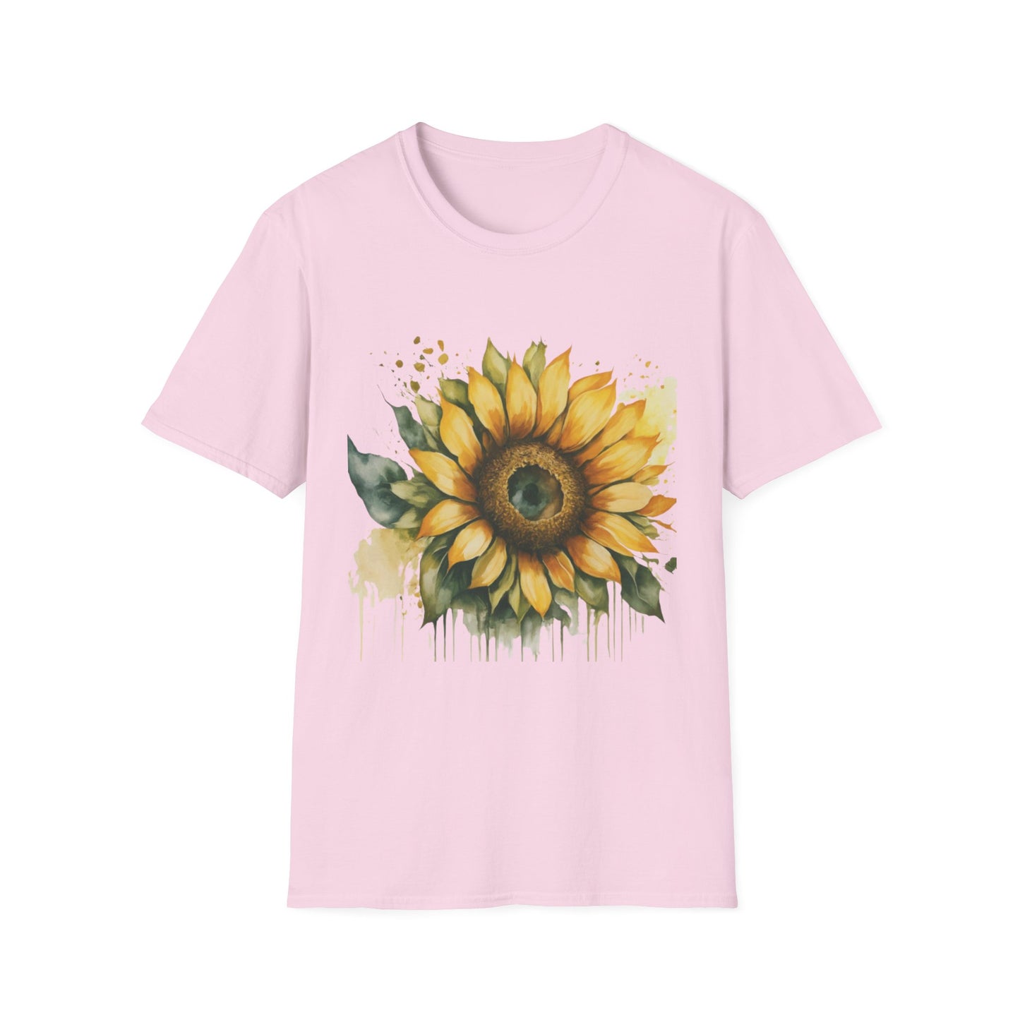Sunflower Unisex Softstyle T-Shirt | Floral Tee for Nature Lovers, Gift for Birthdays, Summer Parties, Garden Events, Eco-Friendly Fashion