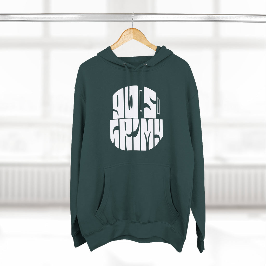 Retro 'Guilty As Charged' Graphic Hoodie — Vintage Circle Logo Pullover