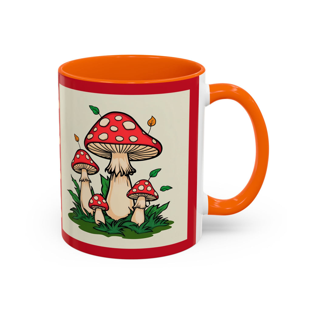 Mushroom Coffee Mug Accent Toadstool Design